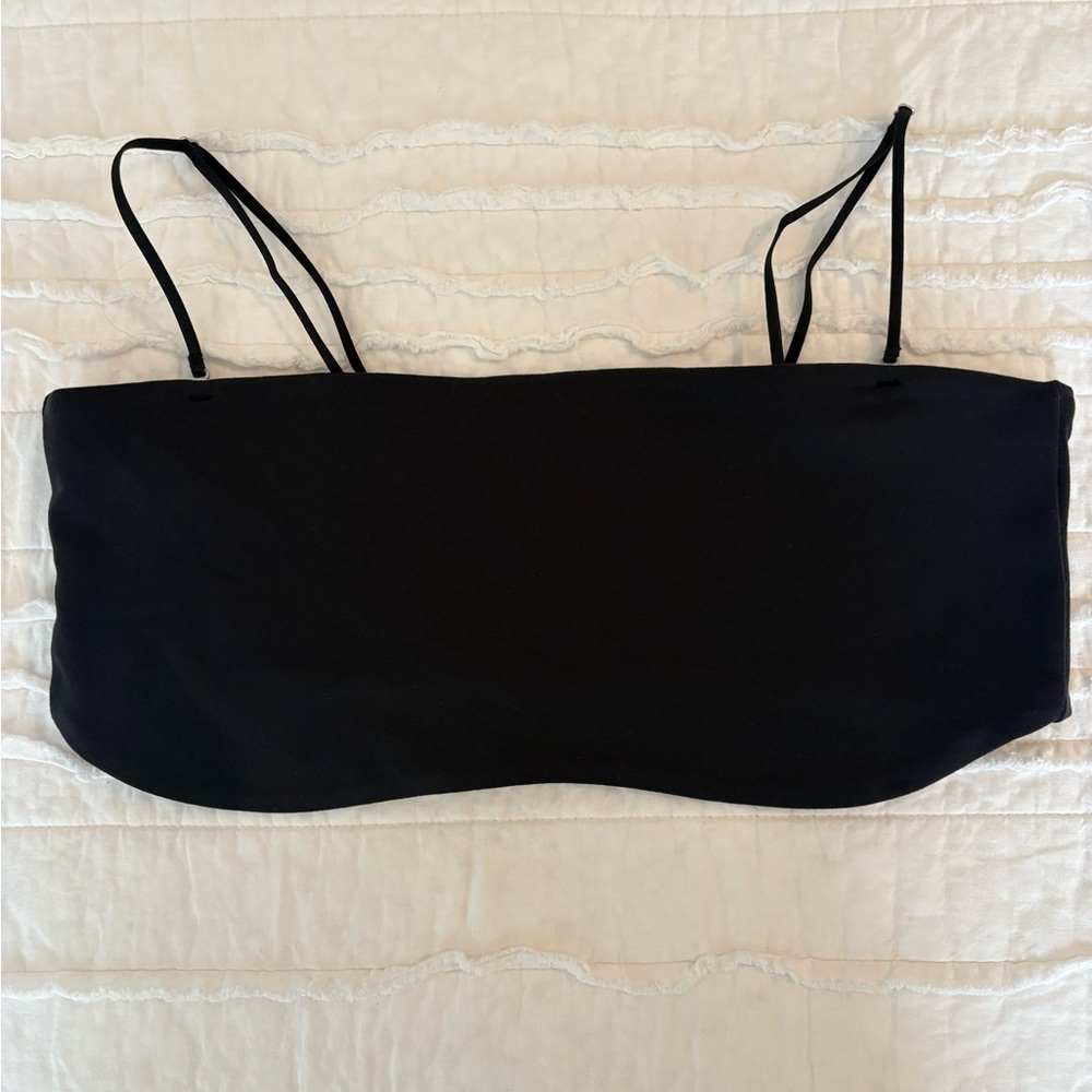 Alo Black bandeau Bra/Top